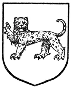 Fig. 327.—Leopard passant guardant.