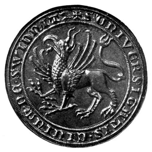 Fig. 422.—Seal of the Town of Schweidnitz.