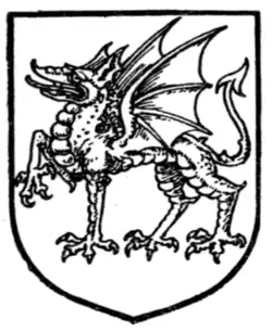 Fig. 425.—Dragon passant.