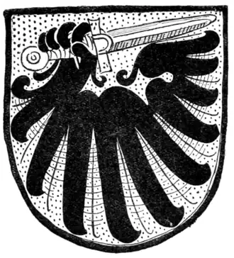 Fig. 443.—Arms of Duke of Calabria.