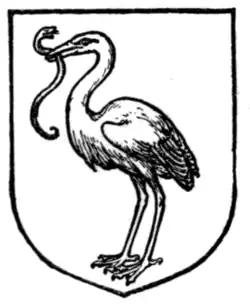 Fig. 471.—Stork holding in its beak a snake.