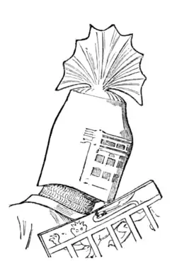 Fig. 612.—From the seal (1305) of Edward of Carnarvon, Prince of Wales.