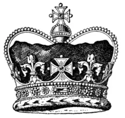 Fig. 646.—Coronet of the Prince of Wales.
