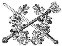 Fig. 774.—Device from the chief of the "Prussian Sword Nobility."
