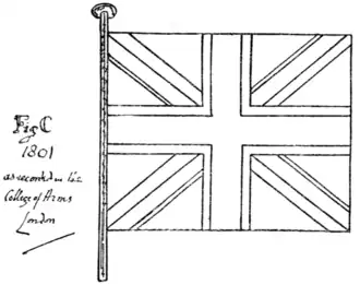 Fig. 777.—The Union Flag of 1801.