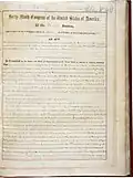 The first page of the Dawes Act.