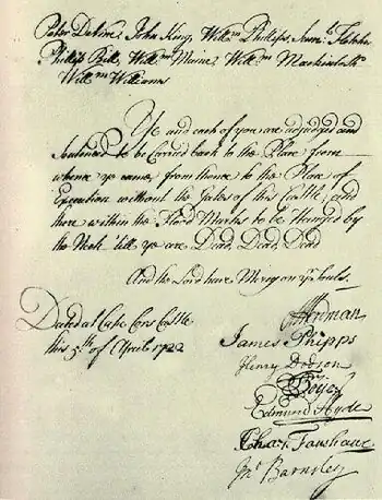 Death sentence for Roberts' crew