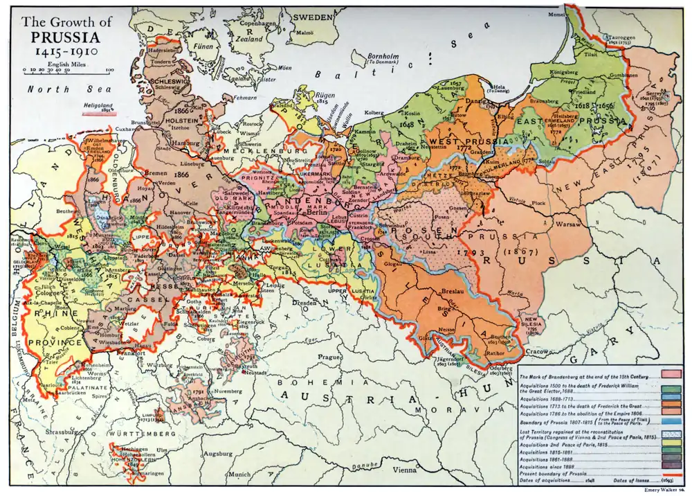The Growth of Prussia 1415—1910