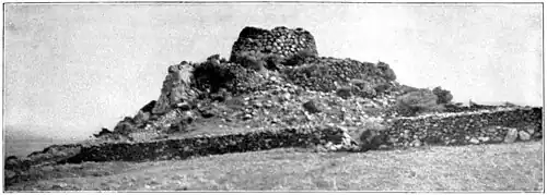 Fig. 1.—NURAGHE MELAS, NEAR GUSPINI.