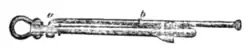 Fig. 4.—Iron stock unshipped for stowing.