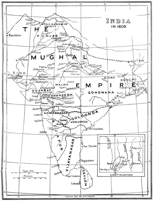 INDIA IN 1605