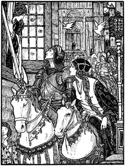 OH WHY DOES YON PALE FACE LOOK AT ME FROM OUT THE GOLDEN CLOTH