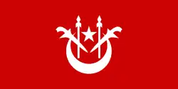 The flag of Kelantan