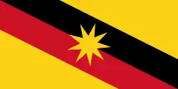 The flag of Sarawak
