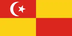 The flag of Selangor