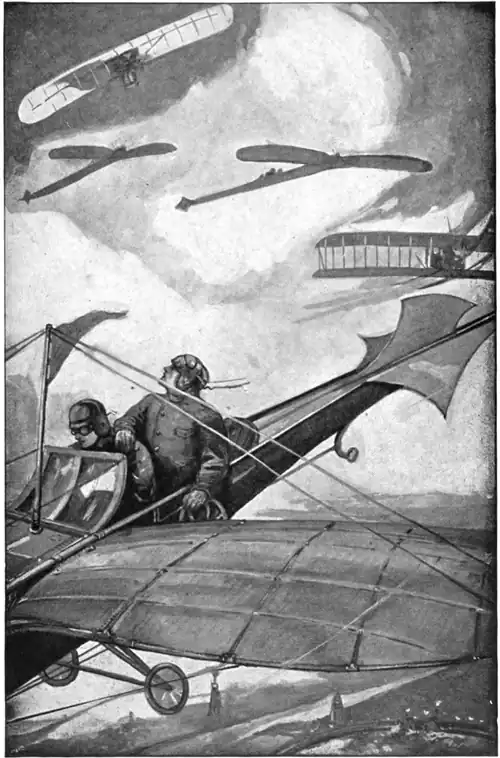Tom Swift and his sky racer-frontispiece