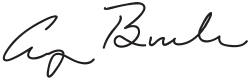 Signature of George Bush