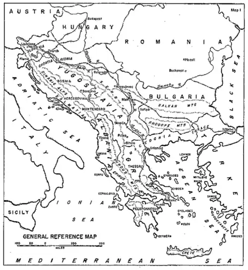 Map 1. General reference map.