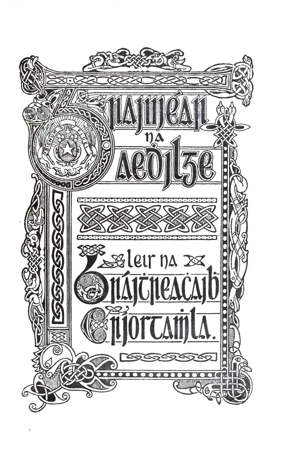 Graiméar na Gaeḋilge leis na Bráiṫreaċaiḃ Críostaṁla