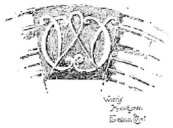 Wren's Monogram, Fountain Court