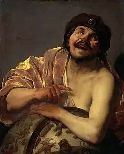 A laughing man