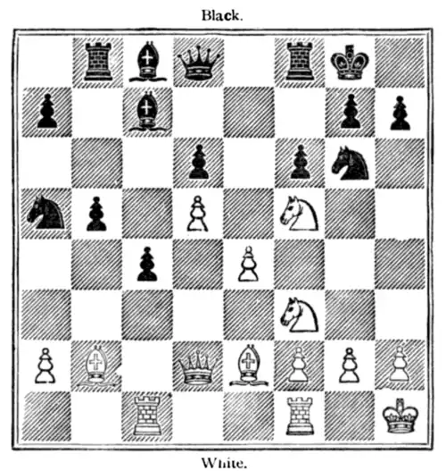 Fig. 9. [Position after White's 19th Move.]