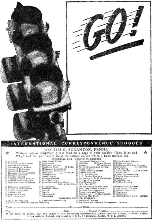 International correspondence courses p. 130