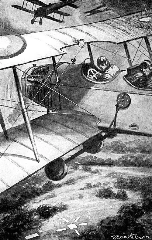 “The airplane signaled down to us in code”