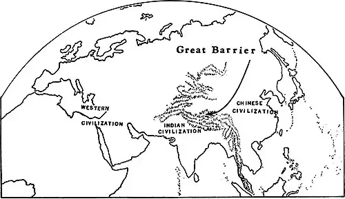 Ancient centers of civilization in Asia and Europe