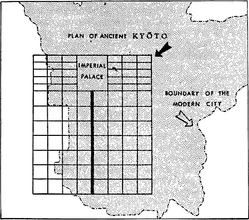Plan of ancient Kyoto