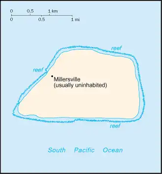 map of Jarvis Island