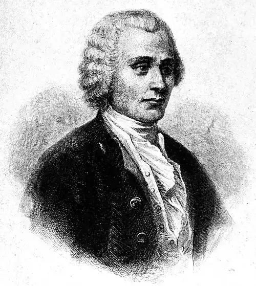 illustration of philosopher Jean Jacques Rousseau