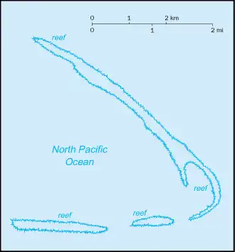map of Kingman Reef