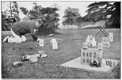 THE WAR GAME IN THE OPEN AIR.