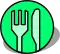 Knife and fork icon