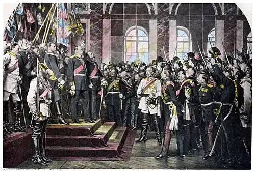 PROCLAMATION OF THE EMPEROR AT VERSAILLES