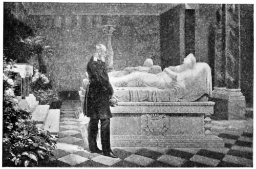 KING WILLIAM AT THE MAUSOLEUM OF HIS PARENTS ON THE DAY OF THE FRENCH DECLARATION OF WAR
