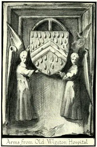 Arms from Old Wigston Hospital