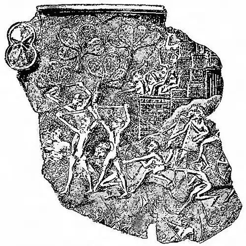 Fig. 4 - Siege Scene from Silver Vase