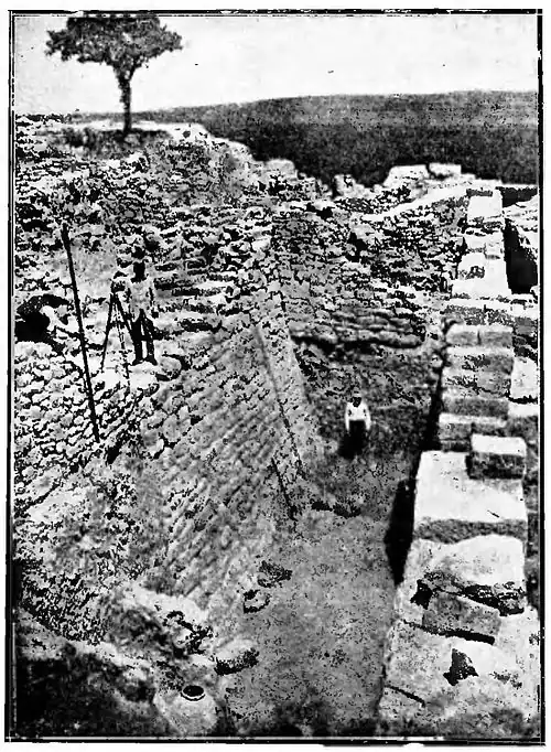 Fig. 7 - Wall of Mycenaean Troy
