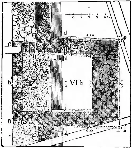 Fig. 18 - Ground Plan of East Tower