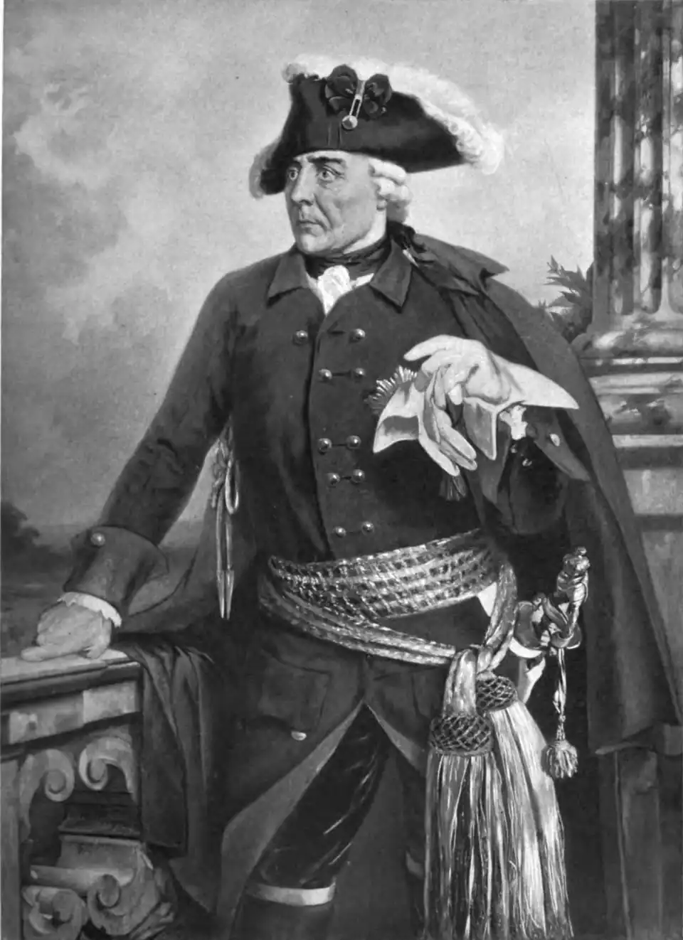 Frederick the Great (from a painting by George Meyn)