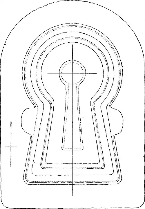 Ground plan of Misasagi.