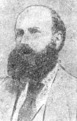 Portrait of James A. Bonar, Superintendent of the 1874 Provincial Council.