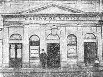 Picture of the front of the Dance Hall, Hokitika