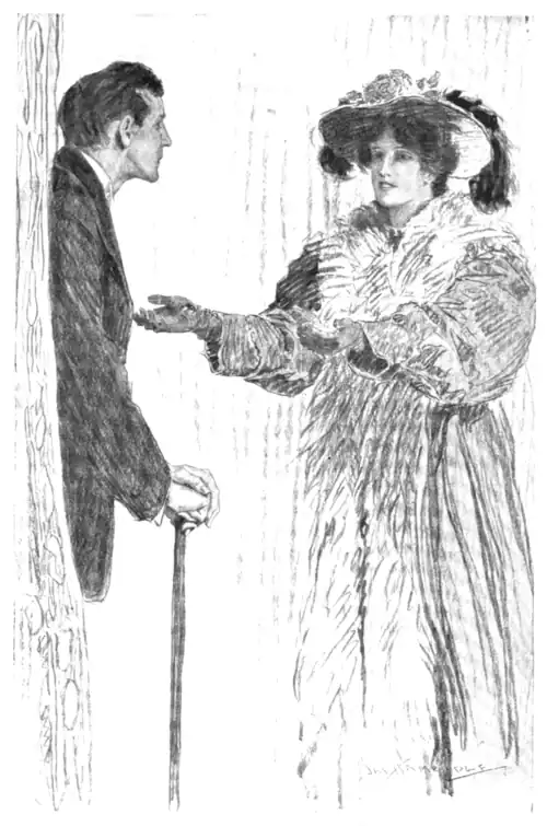 THE MEETING OF THE AUTHOR AND THE ACTRESS