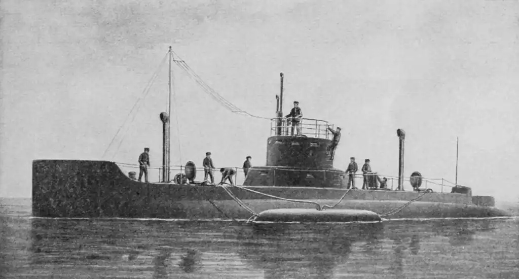 image of a float hidden in seaweed