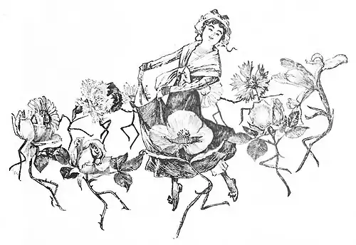 THE FLOWERS LED SOPHIA INTO THE MIDDLE OF THE FLOOR AND DANCED WITH HER, SOME OF THEM FORMING A CIRCLE ROUND HER.