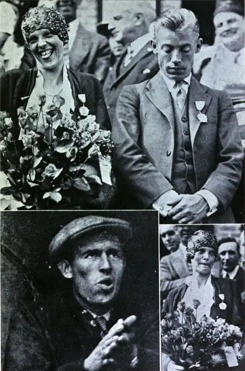 Some bad-looking photos of Earhart and crew