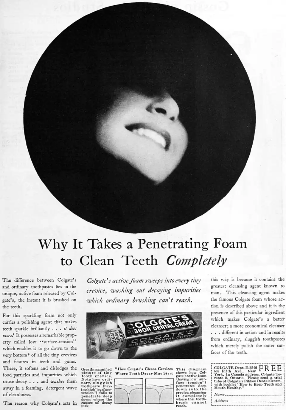 Colgate's Ribbon Dental Cream
